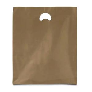 Gold Biodegradable Plastic Carrier Bags