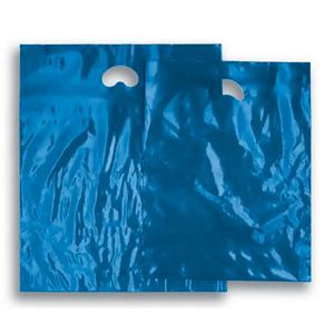 Navy Blue Biodegradable Plastic Carrier Bags