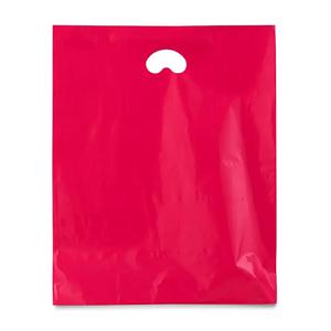 Shocking Pink Biodegradable Plastic Carrier Bags