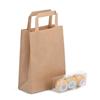 Recycled Brown Paper Carrier Bags with Flat Handles