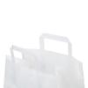 White Patisserie Carrier Bags with Flat Handles