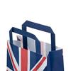 Union Jack Design Carrier Bags with Flat Handles