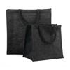 Black Jute Bags with Luxury Padded Handles