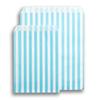 Light Blue Candy Stripe Paper Bags