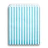 Light Blue Candy Stripe Paper Bags