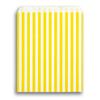 Yellow Candy Stripe Paper Bags