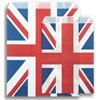 Union Jack Design Kraft Paper Bags