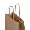 Recycled Brown (Unribbed) Paper Carrier Bags with Twisted Handles - Value Range
