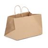 Brown Wide Base Paper Carrier Bags With Twisted Handles