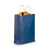 Dark Blue Paper Carrier Bags with Twisted Handles