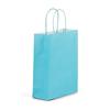 Light Blue Premium Italian  Paper Carrier Bags with Twisted Handles