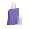 Lilac Premium Italian Paper Carrier Bags with Twisted Handles