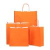 Orange Premium Italian Paper Carrier Bags with Twisted Handles