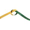 Green and Gold Double Sided Ribbon - 15m reel