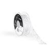 Sparkly Sheer Glitter White Ribbon 25mm x 20m