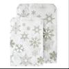 Silver Snowflake Paper Christmas Counter Bags