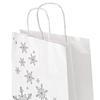 Silver Snowflake Premium Christmas Carrier Bags