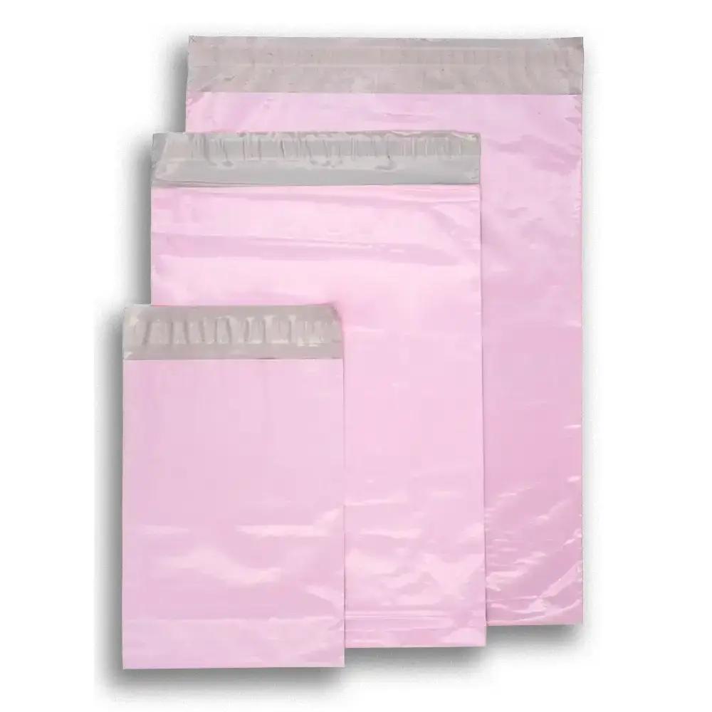 Pink Mailing Bags - Recycled Plastic