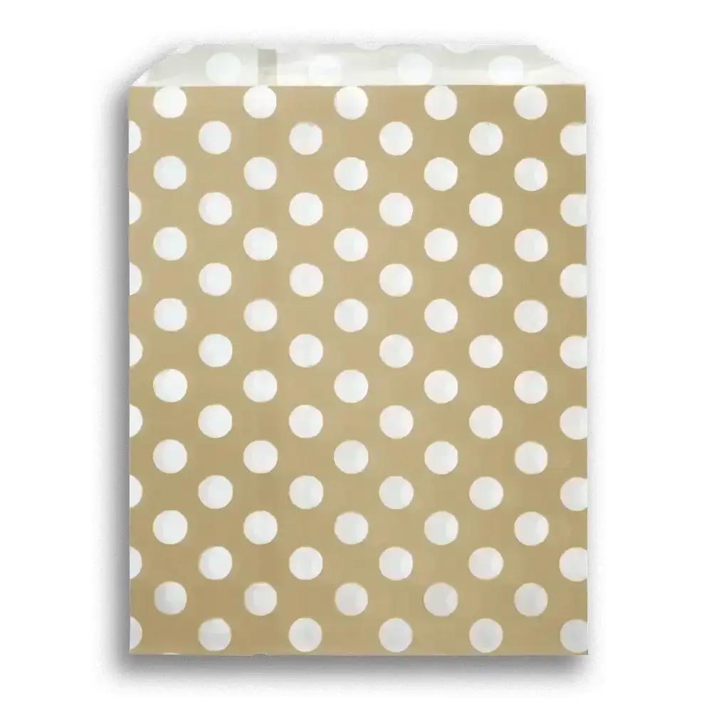 Gold Polka Dot Paper Bags