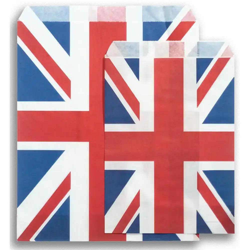 Union Jack Design Kraft Paper Bags