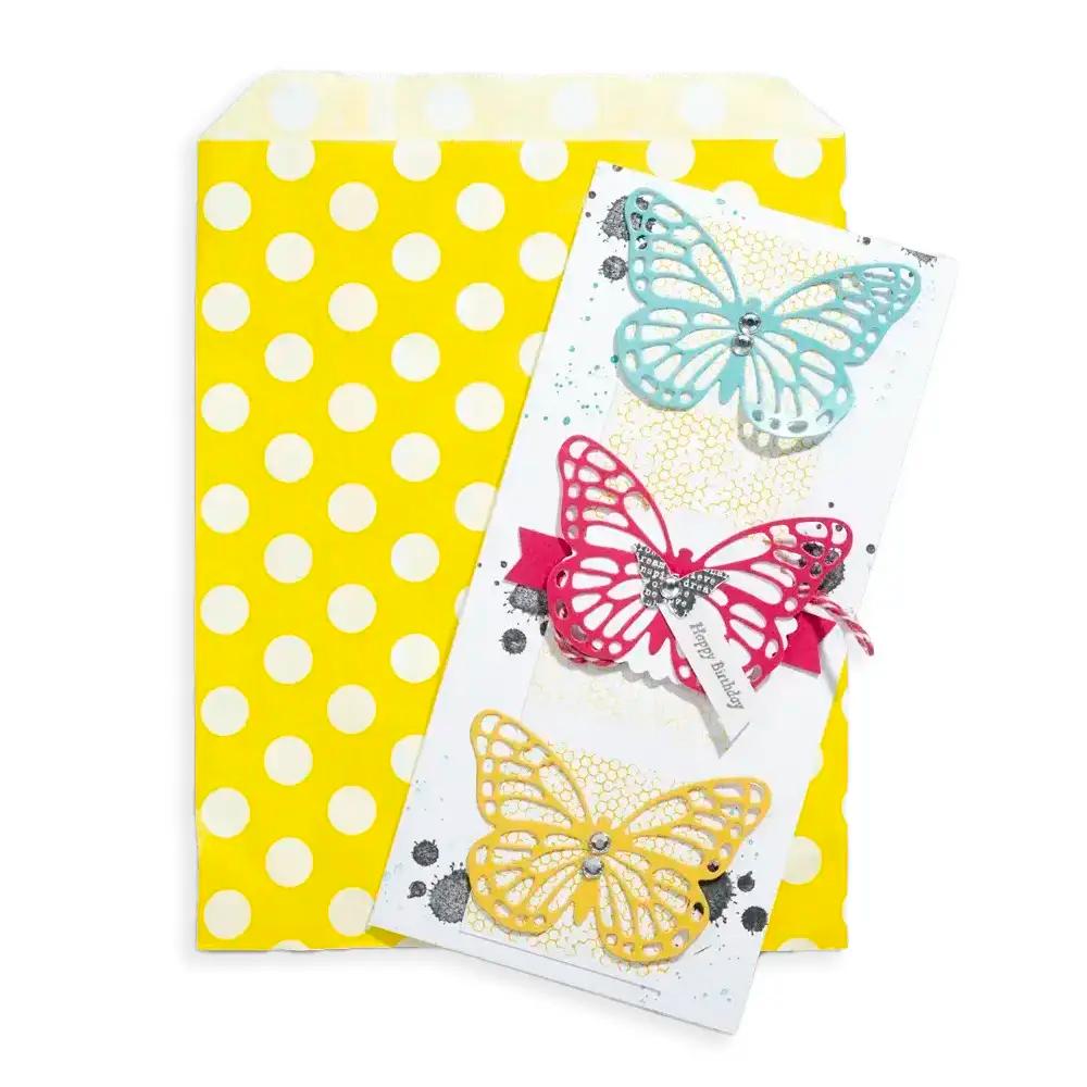 Yellow Polka Dot Paper Bags