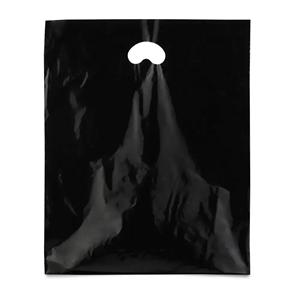 Black Biodegradable Plastic Carrier Bags