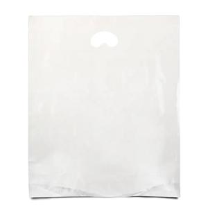 White Biodegradable Plastic Carrier Bags