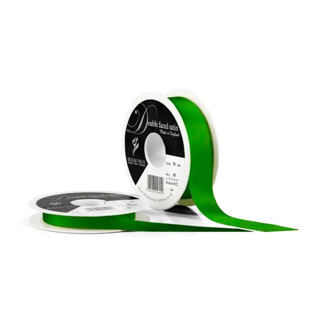 Dark Green Double Satin Ribbon