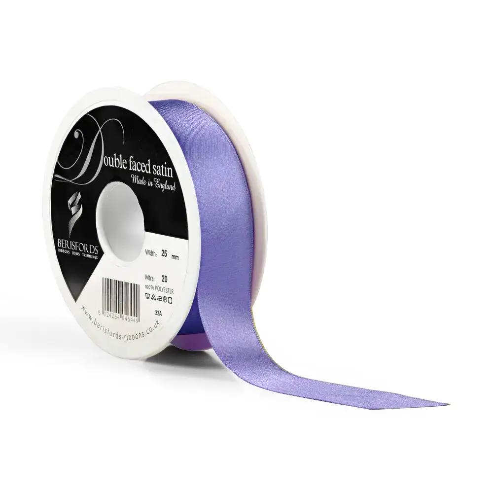 Lilac Double Satin Ribbon