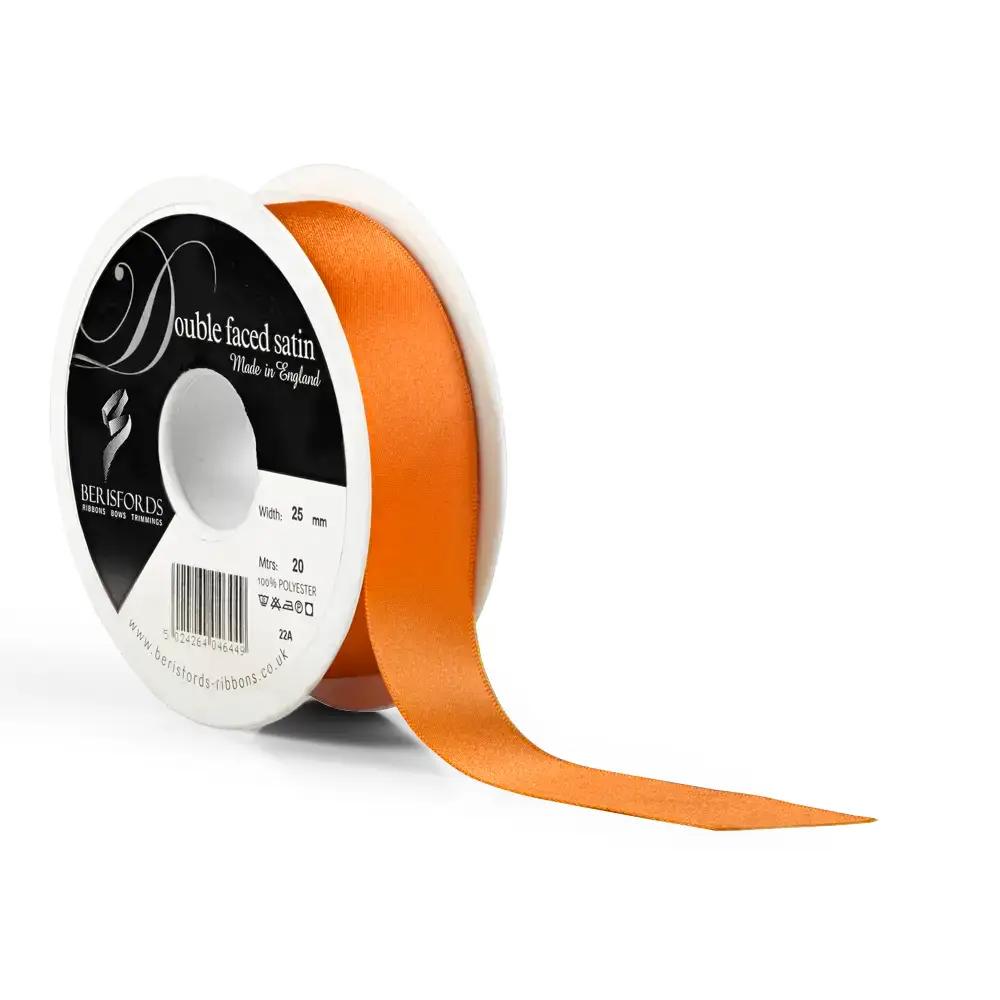 Orange Double Satin Ribbon