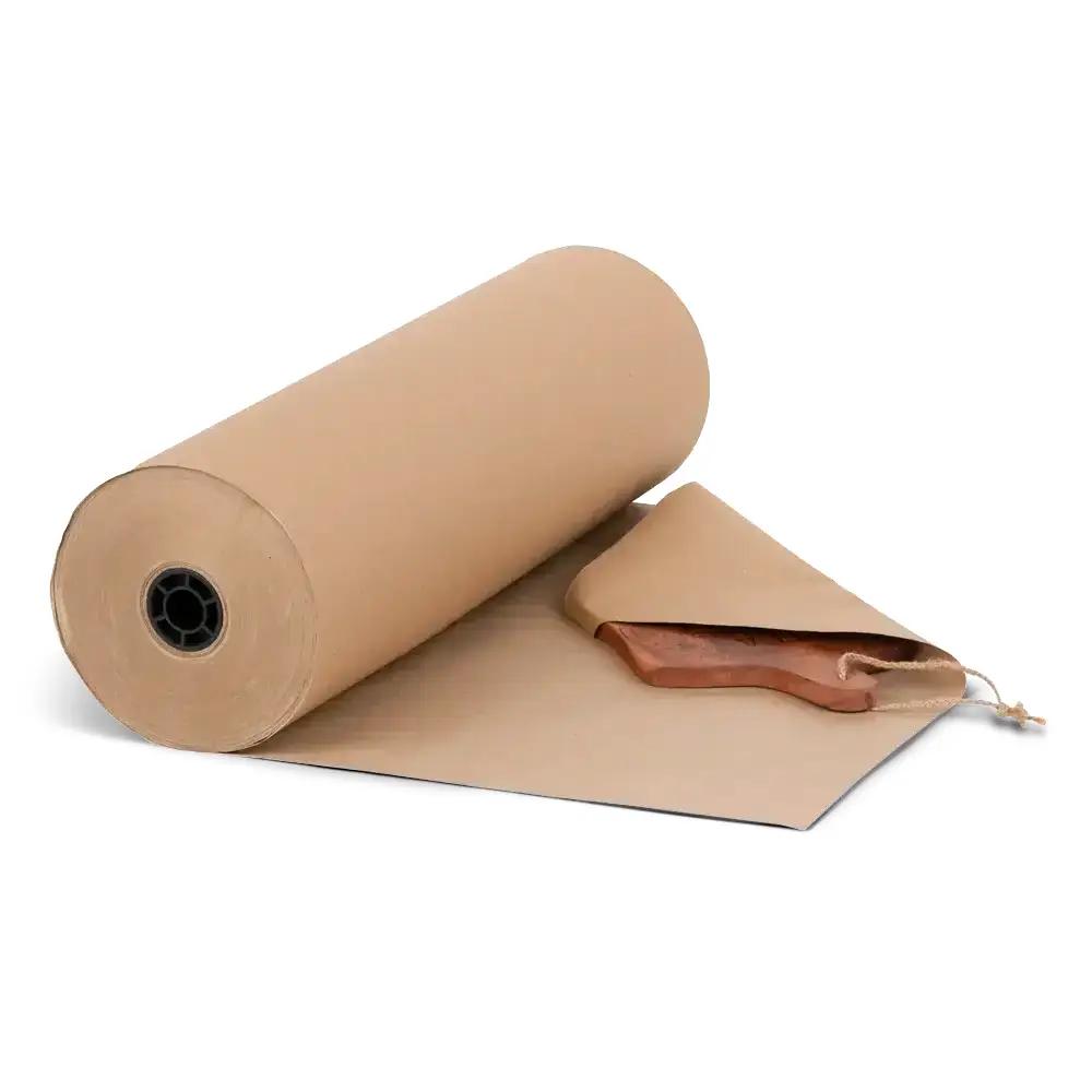 Large Brown Imitation Kraft Paper Rolls - 200m