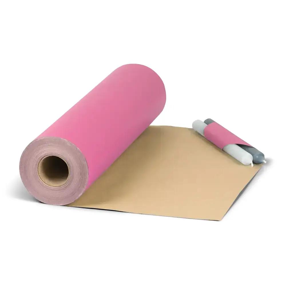 Hot Pink Kraft Wrapping Paper Roll - 500mm x 120m