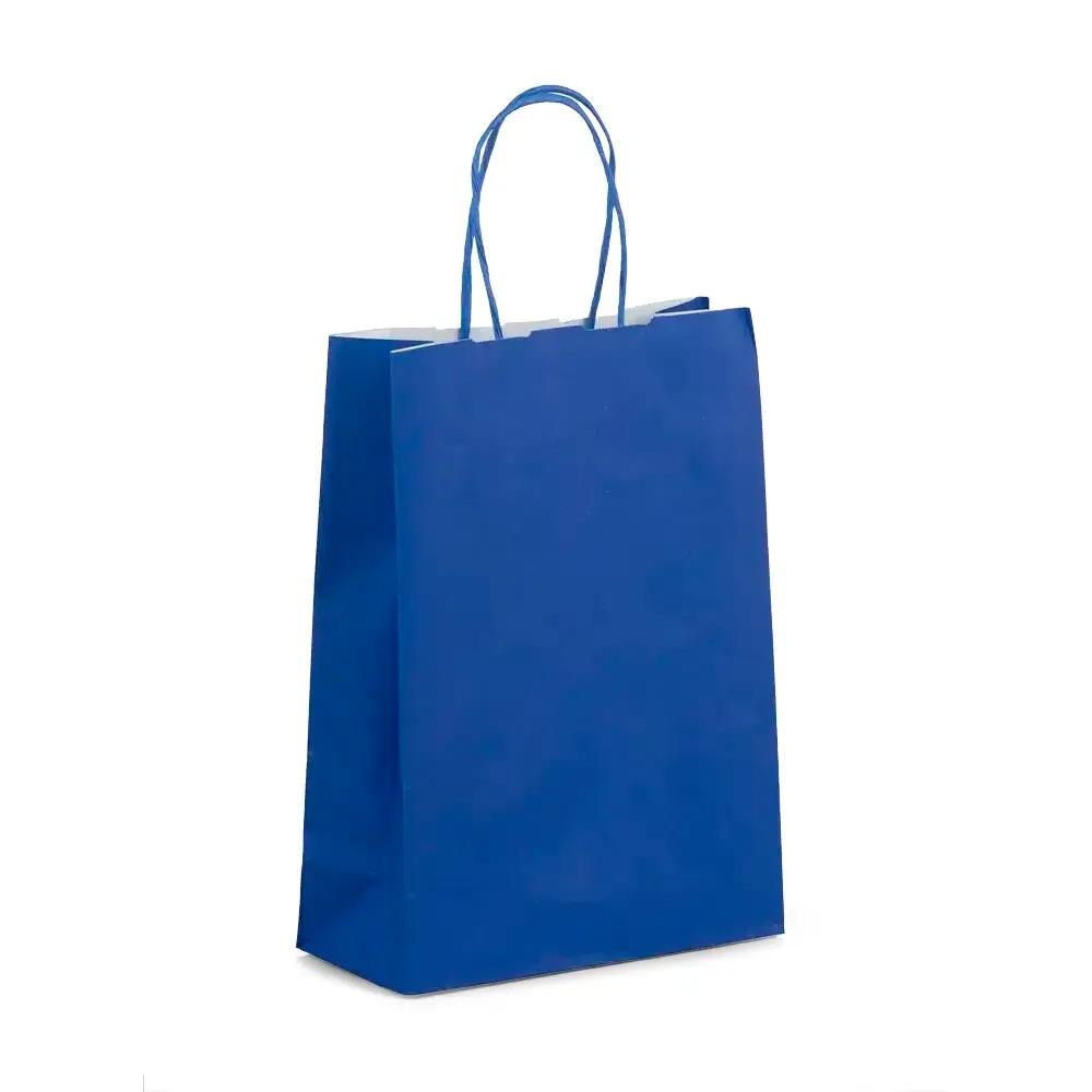 Ocean Blue Premium Italian Paper Carrier Bags with Twisted Handles