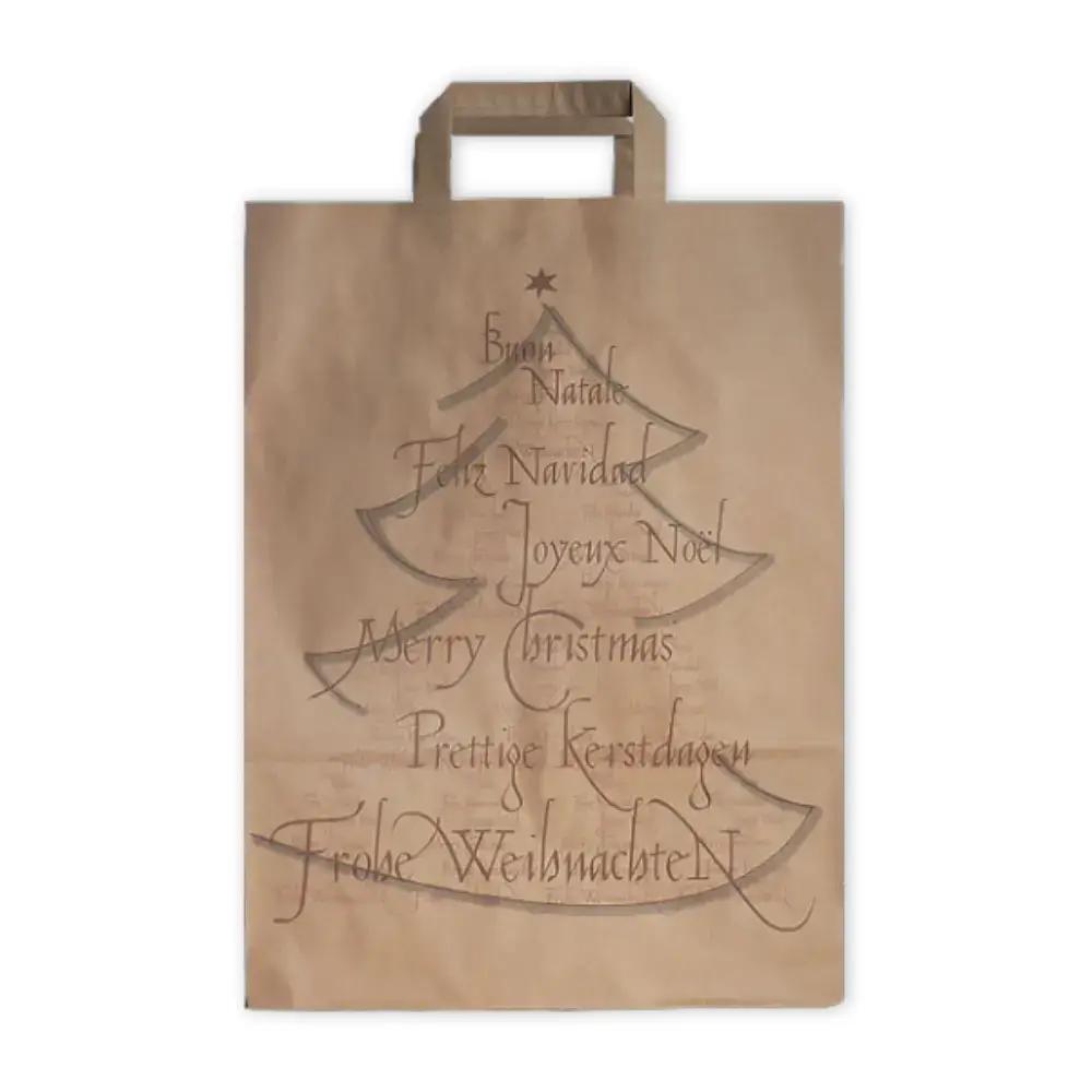 Christmas Tree Value Paper Carrier Bags