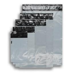 Grey Recycled Mailing Bags - 10" x 14"