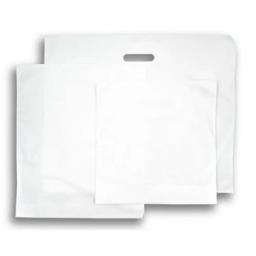 Frosted Classic Plastic Carrier Bags - 15" x 20"