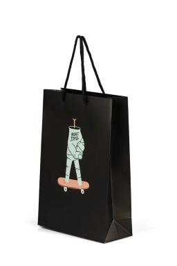 Full Colour Printed Matt Boutique Bags with PP Rope Handles