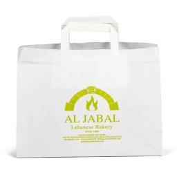 White Printed Patisserie Bags