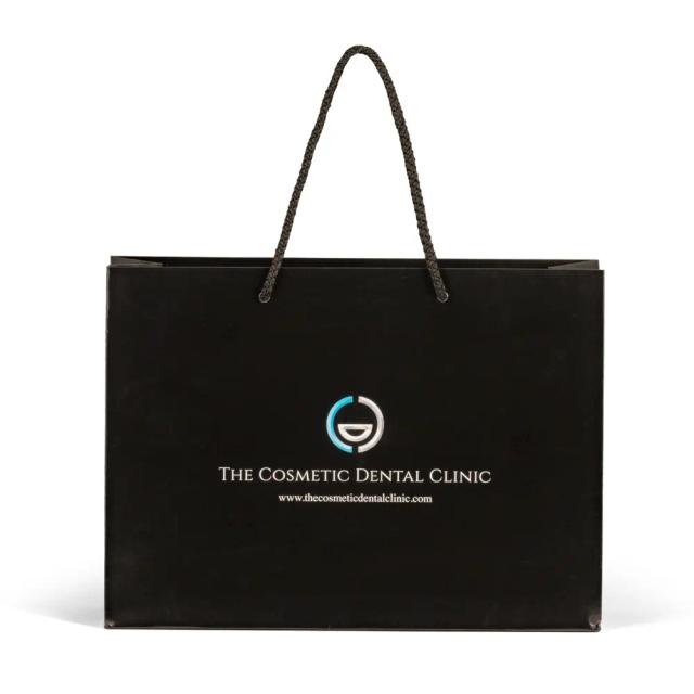 Black Branded Gloss Laminated Bags