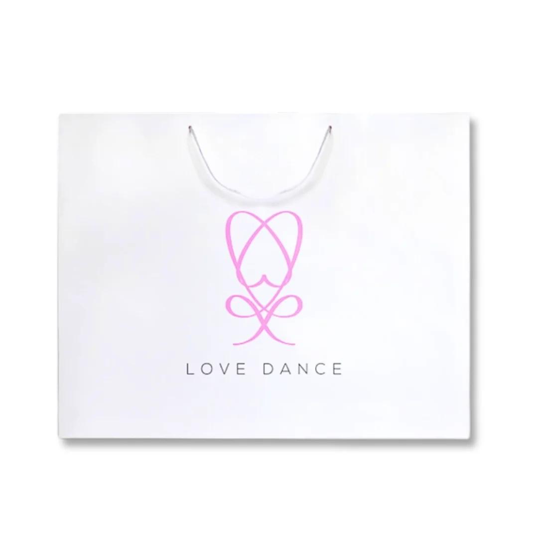 White Branded Matt Laminated Bags