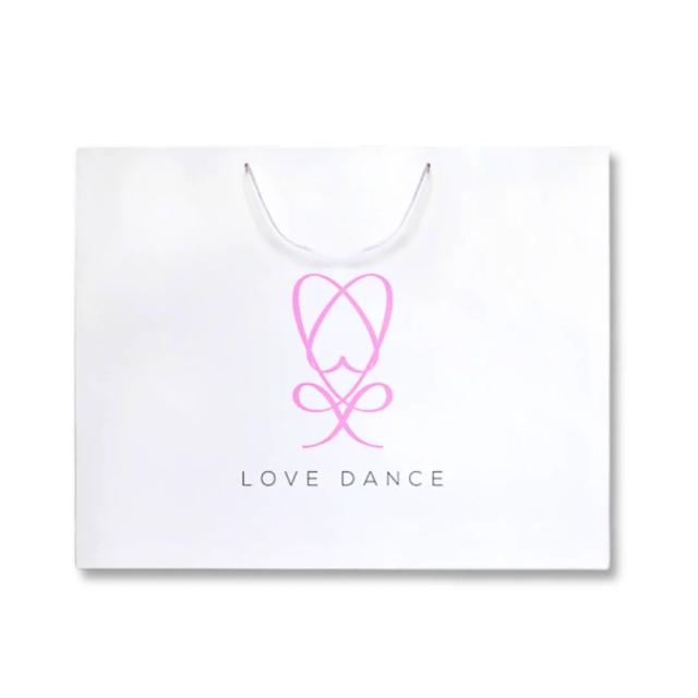 White Branded Matt Laminated Bags