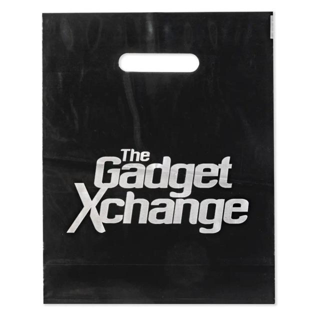 Black Branded Plastic Carrier Bags