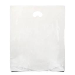 Burgundy Printed Varigauge Plastic Carrier Bags