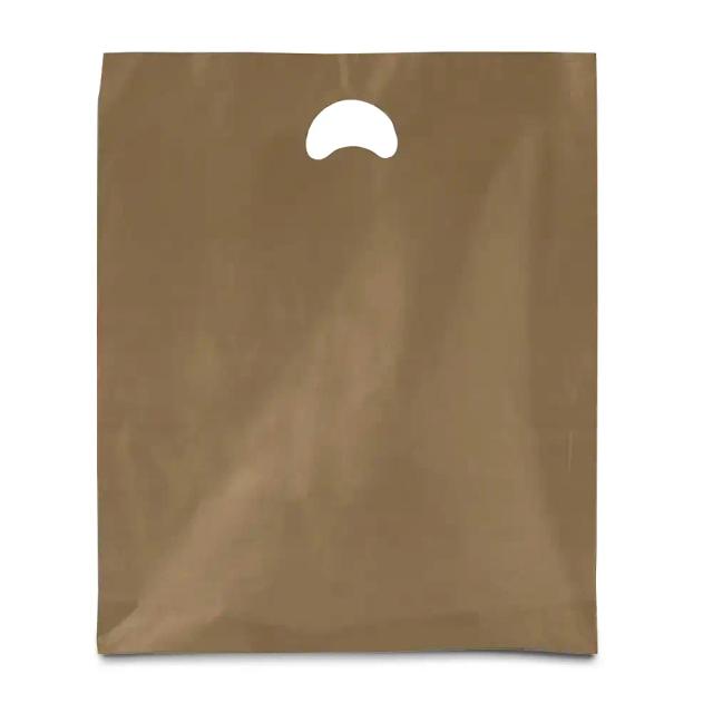 Gold Branded Plastic Carrier Bags