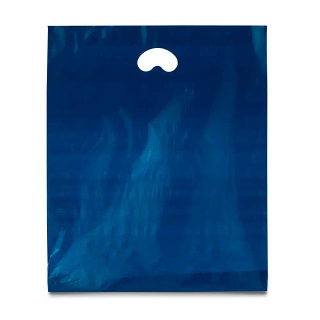 Navy Blue Branded Plastic Carrier Bags
