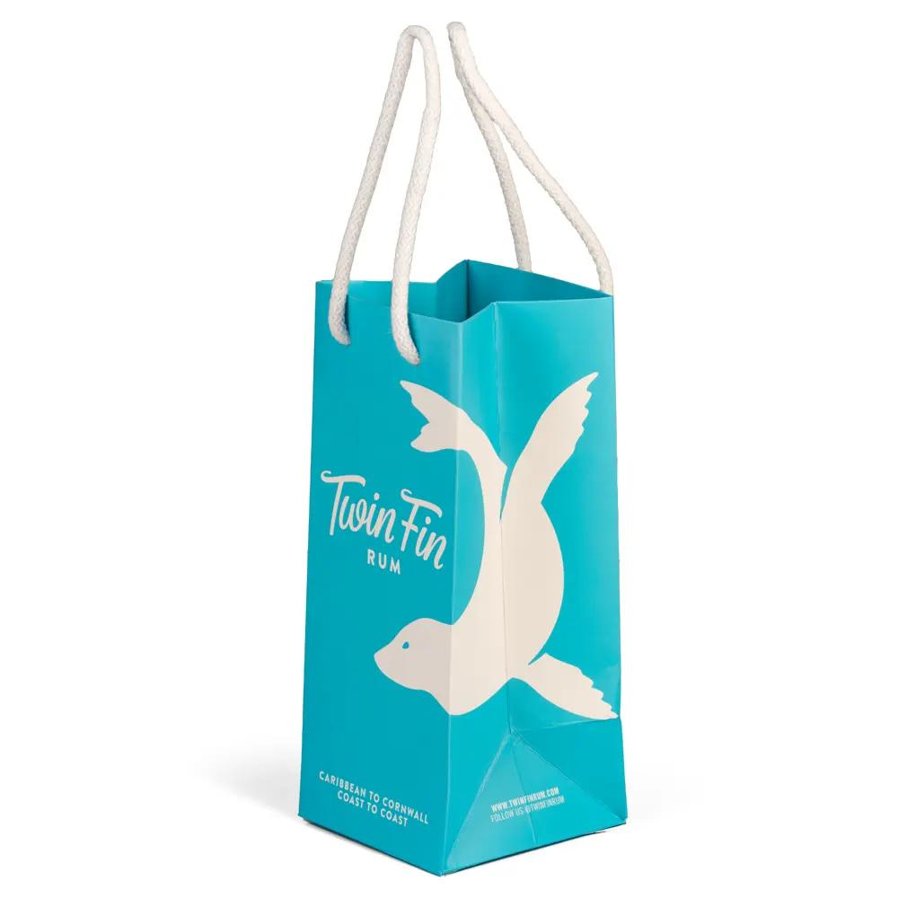 Printed Bottle Gift Bags