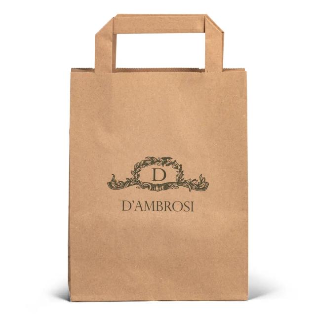 Printed Internal Flat Handle Paper Carrier Bags