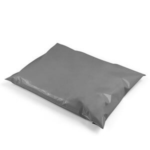 Grey Recycled Mailing Bags - 10" x 14"